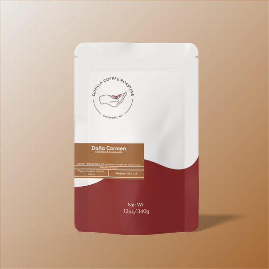 Doña Carmen Espresso Blend - Colombia & Guatemala | Medium/Dark Roast